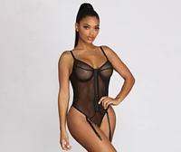 Got U Hooked Mesh Wire Teddy
