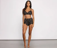 Fierce and Fab Tulip Hem Pajama Shorts