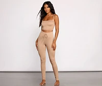 Essential Cropped Pajama Tank