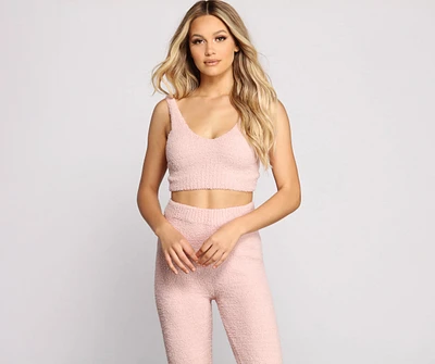 Keeping Knit Dreamy Chenille Pajama Tank