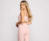 Keeping Knit Dreamy Chenille Pajama Tank