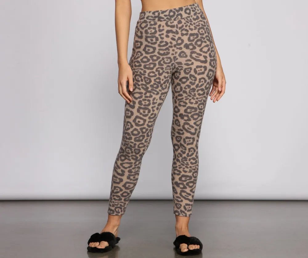 Fiercely Free Tan Leopard Print Wide-Leg Pants