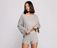 Take On Trendy Stripes Pajama Top