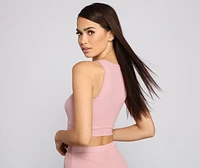 Cute And Cozy Vibes Cropped Pajama Top
