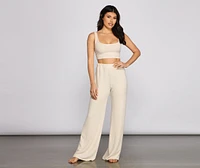 Fuzzy Feels Sleeveless Pajama Tank