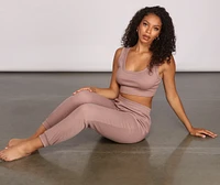 Cuddle Vibes Ribbed Pajama Tank