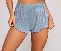 Luxe And Cozy Satin Pajama Shorts