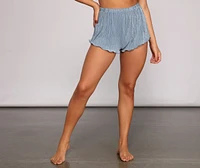 Luxe And Cozy Satin Pajama Shorts