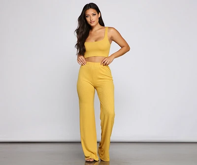 Chill Out Ribbed Pajama Pants