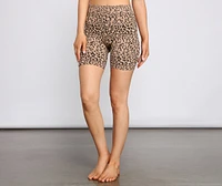 Wild Thing Leopard Pajama Shorts
