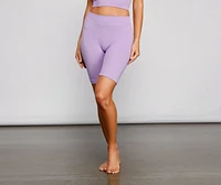 Stylish And Seamless Biker Shorts