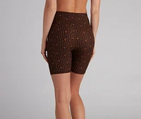 Greek Mystique Pajama Biker Shorts