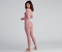 Dreamy Chic Ribbed Knit Onesie