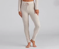 Little Chilly Tie-Waist Pajama Leggings