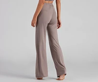 Chill Days Wide-Leg Pajama Pants