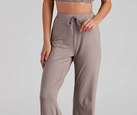 Chill Days Wide-Leg Pajama Pants