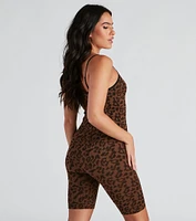 Living Leopard Pajama Romper