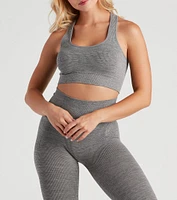 Cozy Seamless Pajama Top And Leggings Set