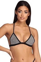 Glam Girl Rhinestone Swim Top