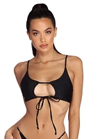 All Crossed Up Swim Top