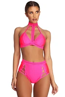 Mesh Me Much Swim Top