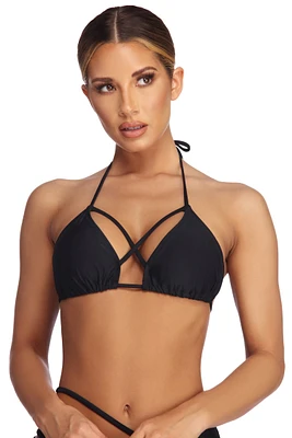 Sassy Straps Swim Top
