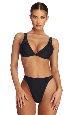 Buckle Up Swim Top