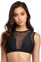 Fishnet Bikini Top