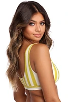Lemon Drop Minimalist Bikini Top