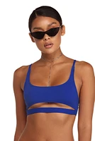 Cut To The Chase Swim Top