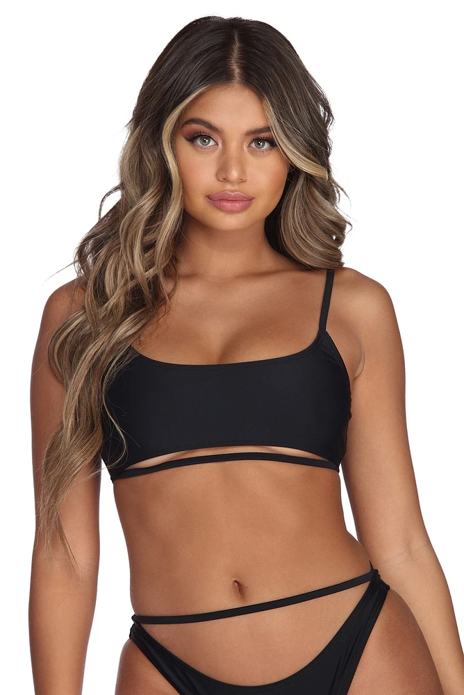 Strap On Bikini Top