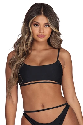 Strap On Bikini Top