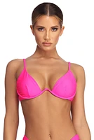 Night Swim Bikini Top