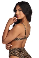 Pretty And Spotted Swim Top