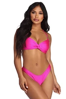 A Little Knotty Swim Top
