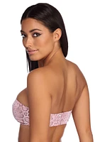 Snake It Off Bandeau Swim Top