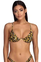 Night Swim Bikini Top