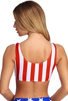 Americana Swim Top