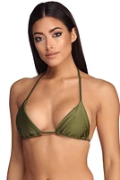 Basic Triangle String Bikini Top