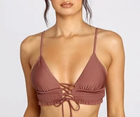 Soak Up The Sun Lace Swim Top