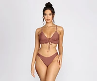 Soak Up The Sun Lace Swim Top