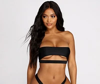 Aye Captain Bandeau Swim Top