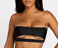 Aye Captain Bandeau Swim Top