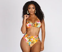 Tiki Tropic Queen Swim Top