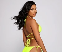 Wave of Glam Wrap Around Bikini Top