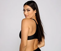Beach Babe Tie Front Bikini Top