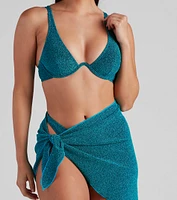 So Luxe Lurex Bikini Top