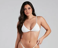Tulum Triangle Bikini Top