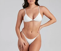 Tulum Triangle Bikini Top