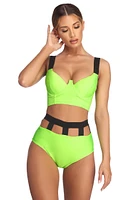 Bathing Baddie Caged Swim Bottom